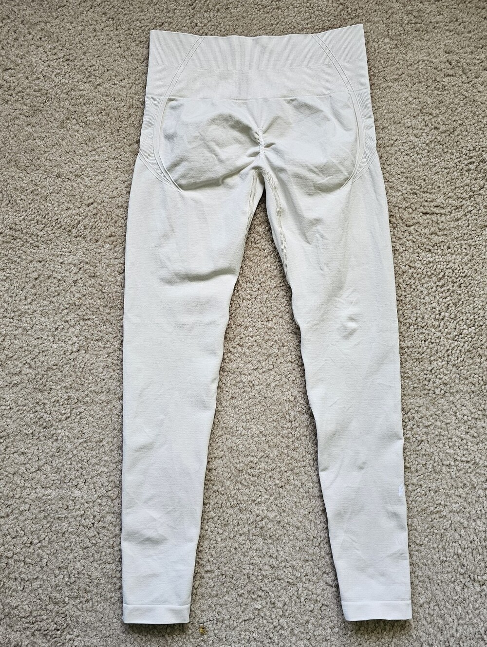 Oner Active effortless leggings high rise scrunch butt vanilla cream medium reg